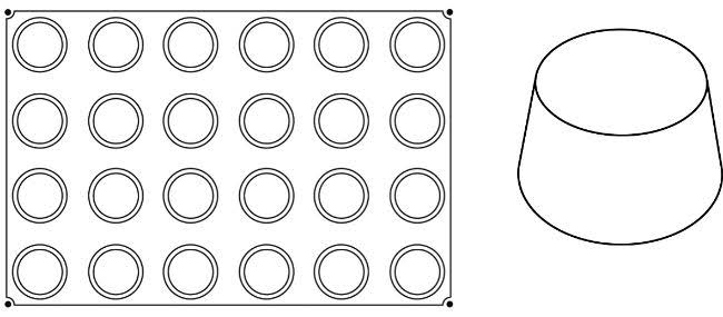 Non-Stick Mold 24 Cavities H262410