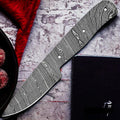 Damascus steel Full Tang Blank Blade Knife C1207