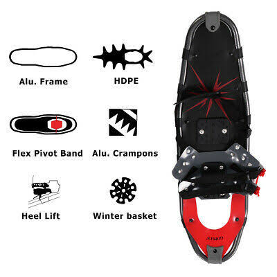 Snowshoes with Walking Poles and Carrying Bag I6753