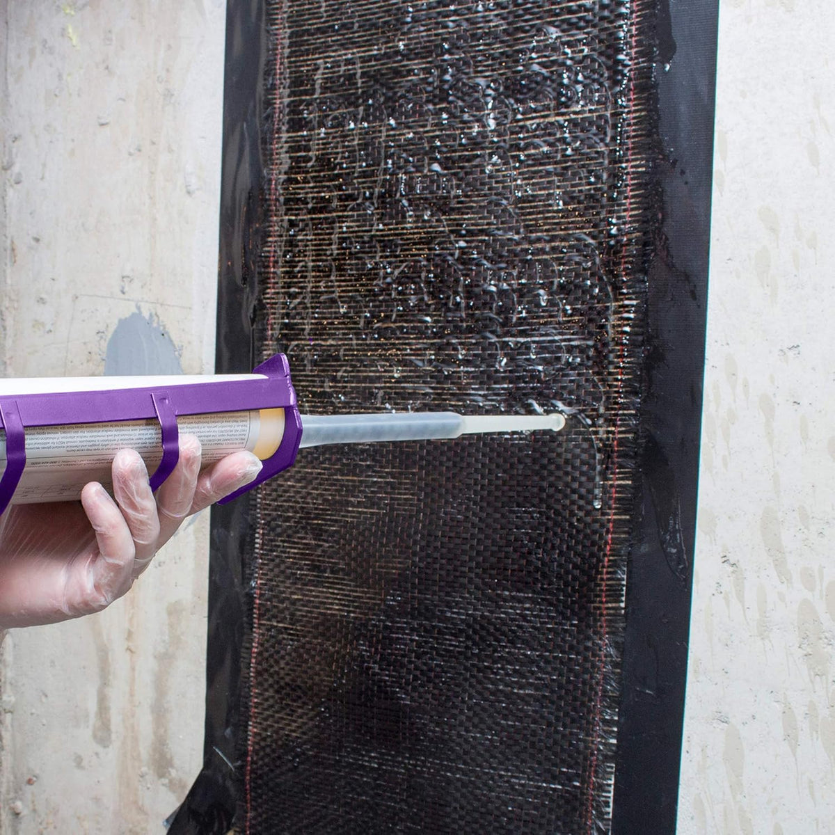 Concrete Crack Repair Kit with Carbon Fiber M426