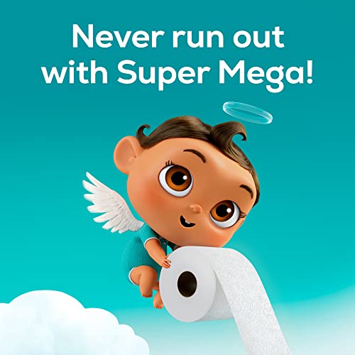 6 Super Mega Rolls Toilet Paper (Pack of 2) Z155