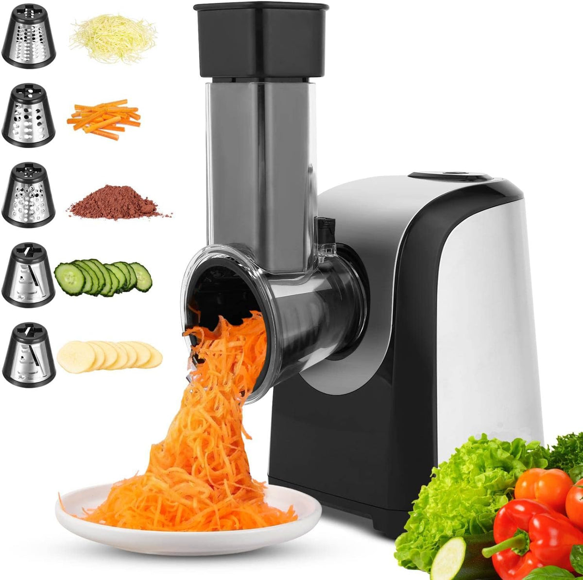 5 in 1 Electric Cheese Grater Vegetable Slicer 150W X668