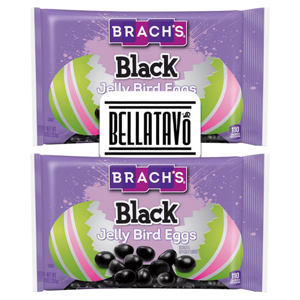 Black Jelly Beans Bundle, Two 9 Oz Bags E345175