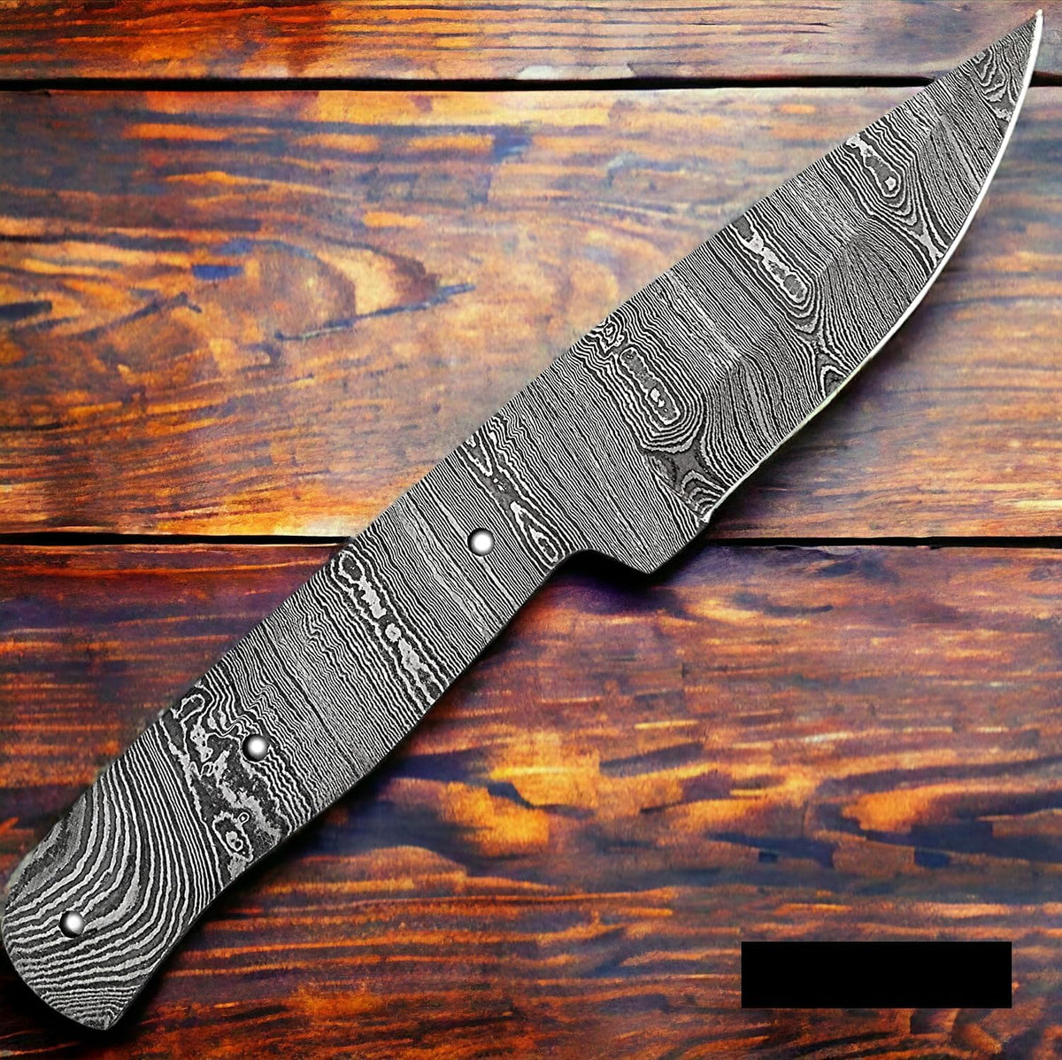 Damascus steel Full Tang Blank Blade Knife C1207