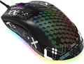 Green 65G Honeycomb Shell Wired Gaming Mouse B6397