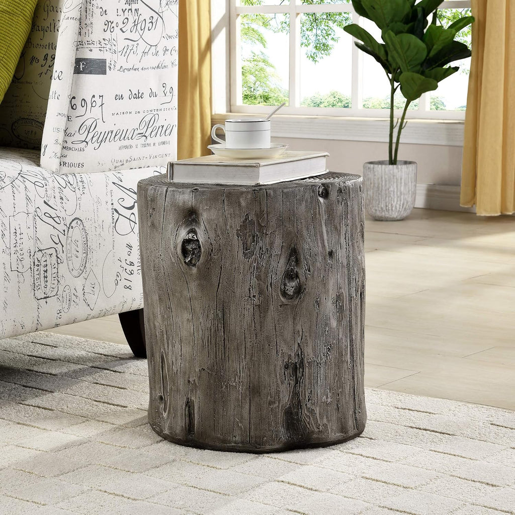 Weathered Gray Log Table M60599