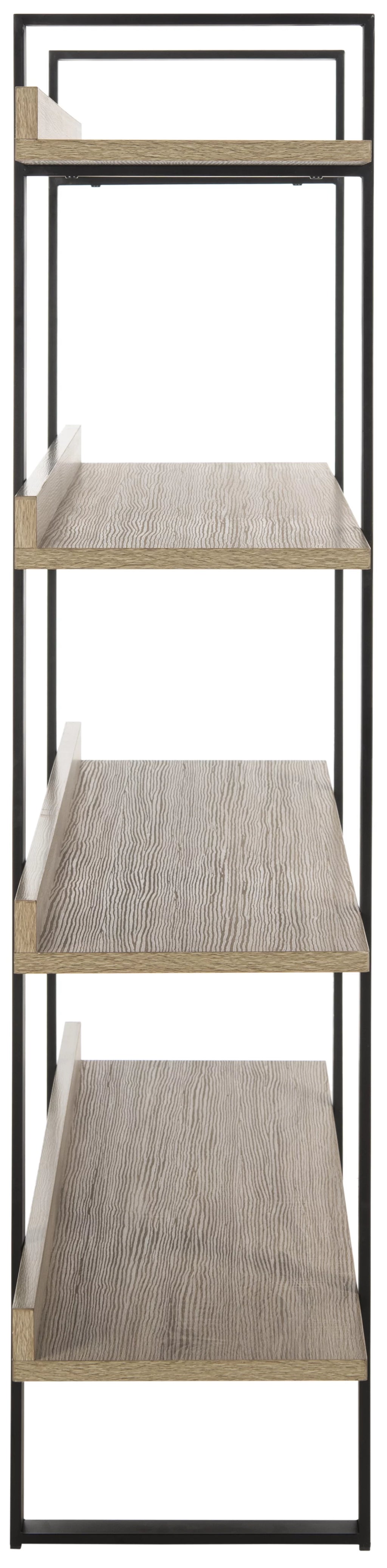 Oak Black 4 Tier Etagere K401