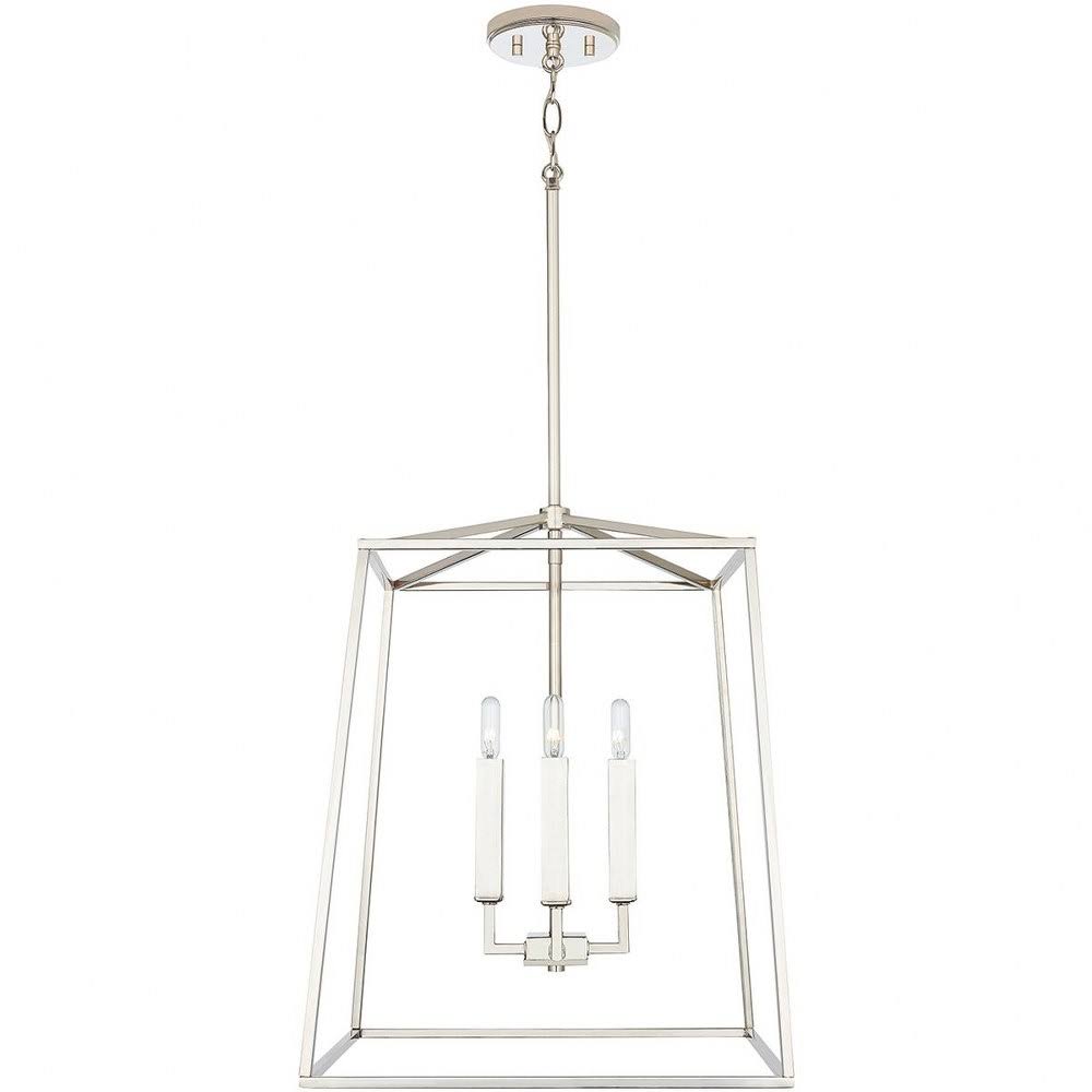 4 Light Foyer Matte Black X491