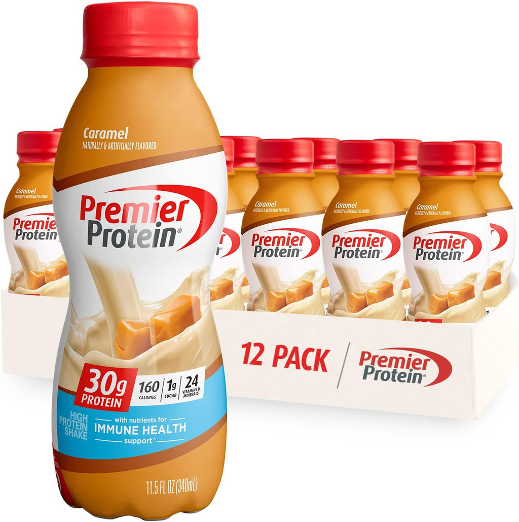 Caramel & Chocolate Flavors 30g Protein 1g Sugar 11.5 oz Bottle (12 Pack) H999