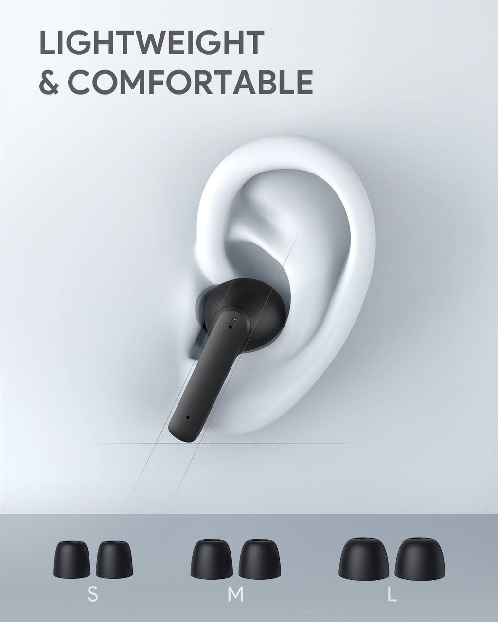 True Wireless Earbuds Active Noise Cancelling Bluetooth 5 J4076