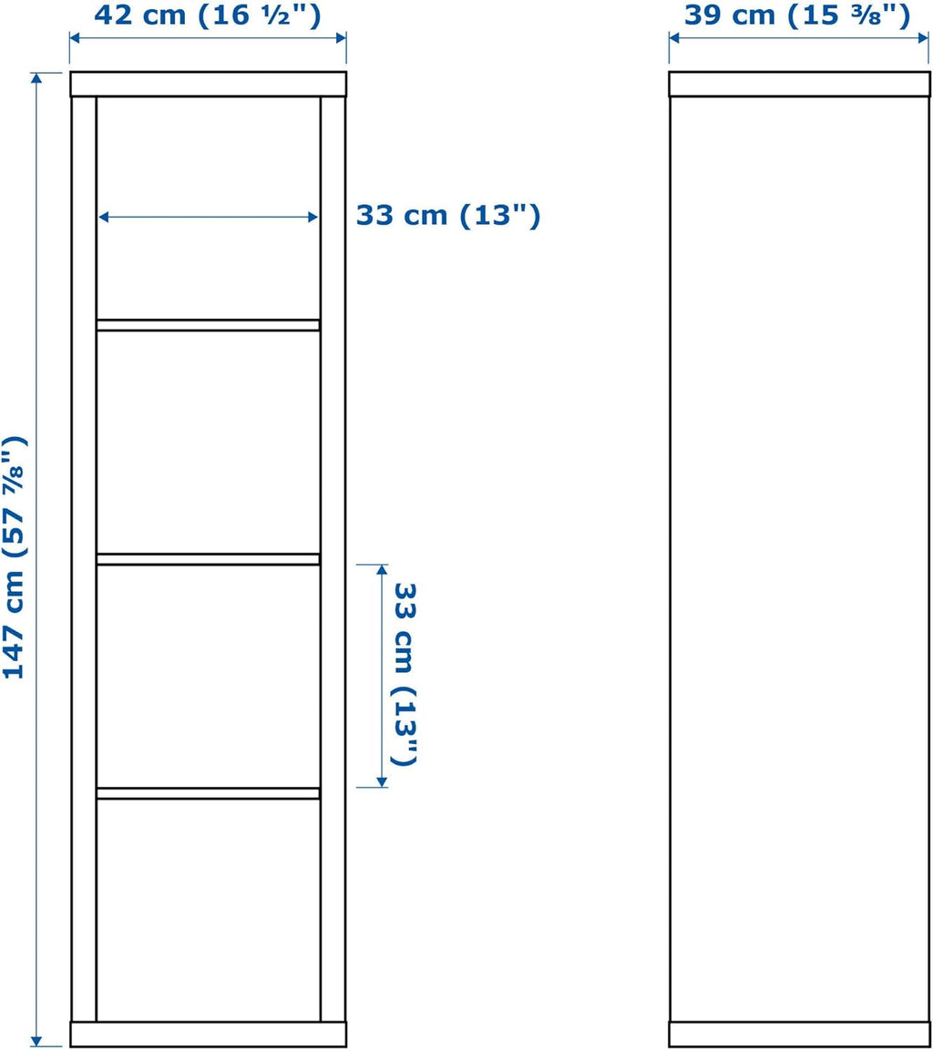 Black Brown Bookcase Shelving Unit X92774