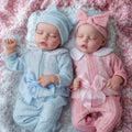 17 Inch Realistic Reborn Baby Dolls Twins Soft Body Poseable Limbs W393