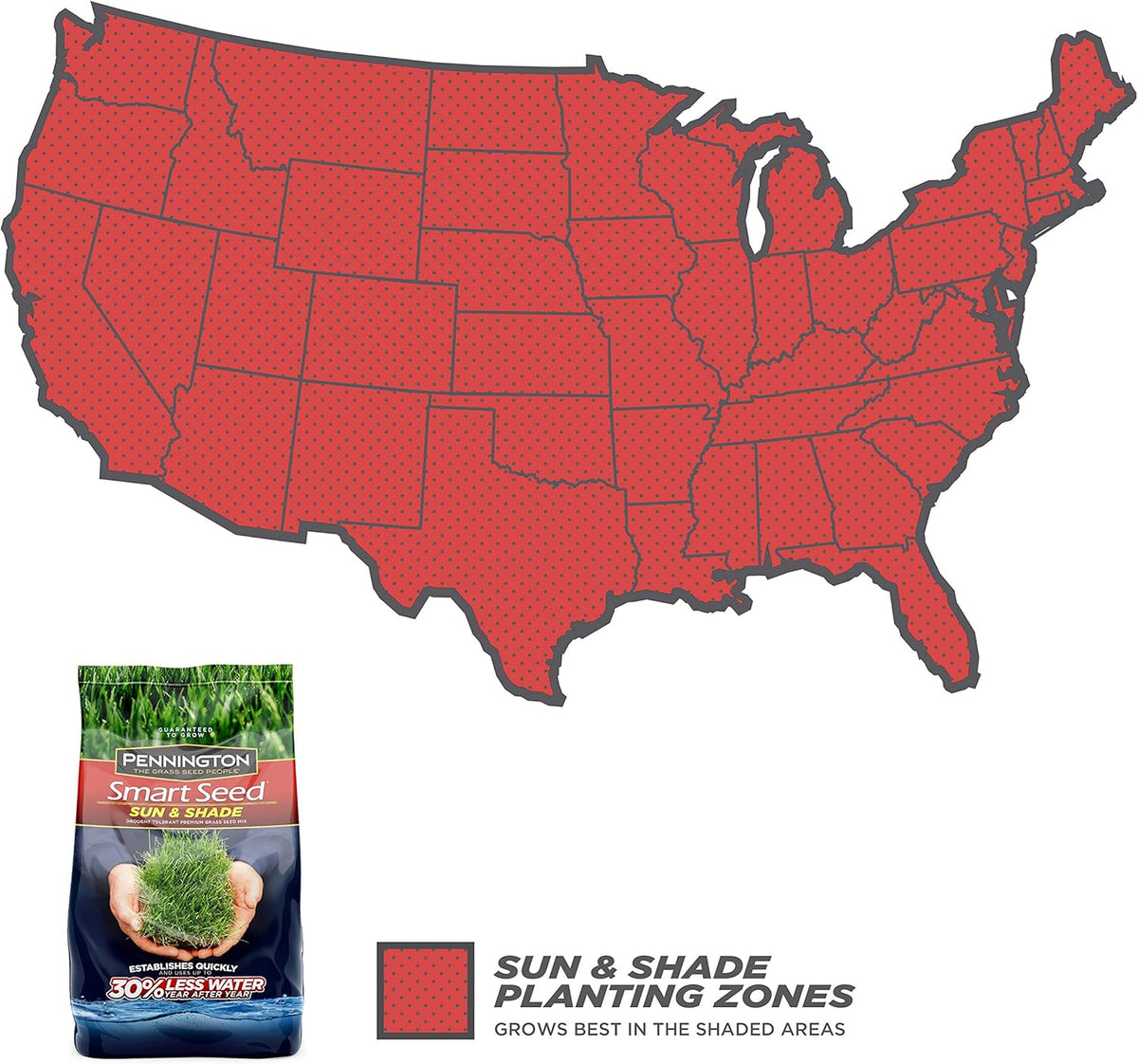 20 LBS Sun and Shade Grass Seed N206