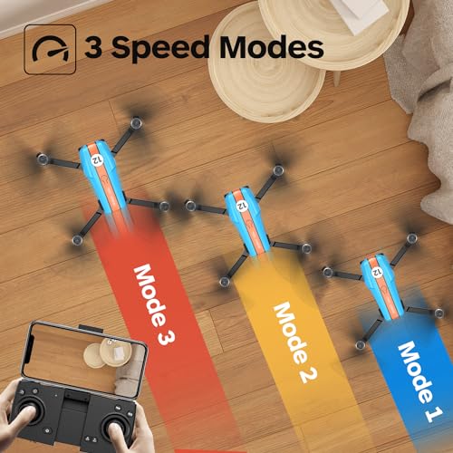 Drone with 4K Camera, Foldable FPV Drone, 26 Mins Flight Time, Brushless Motor, 2 Batteries O723