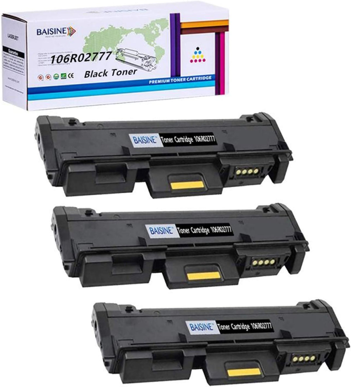 Black Toner Cartridge Replacement 3PK K597236