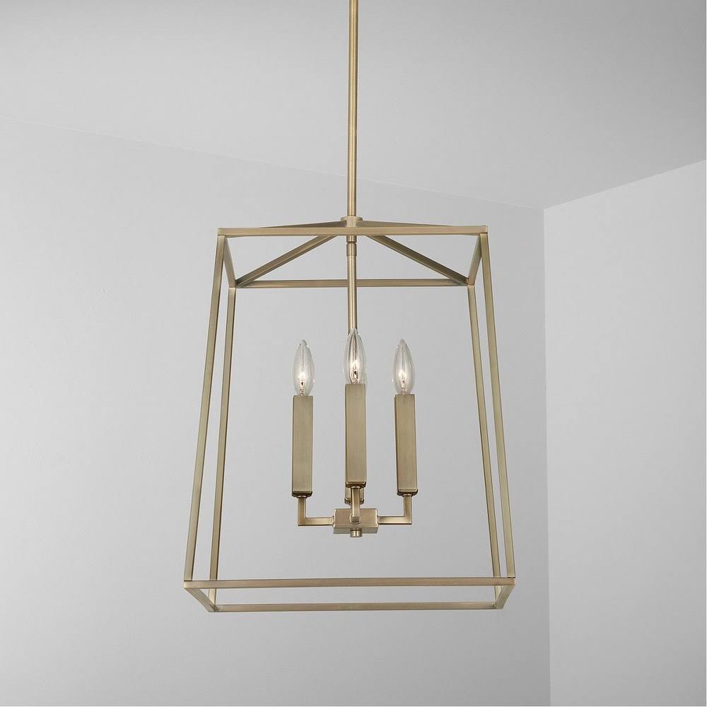 4 Light Foyer Matte Black X491