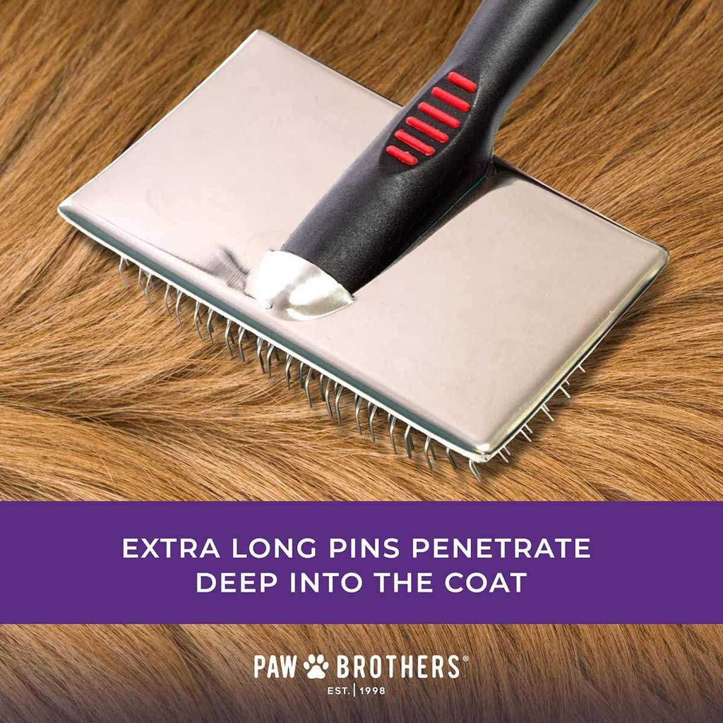 Extra Long Pin Flat Slicker Brush for Dogs F64382