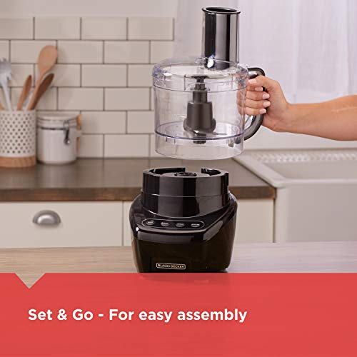 3-in-1 8-Cup Food Processor, Black F45580