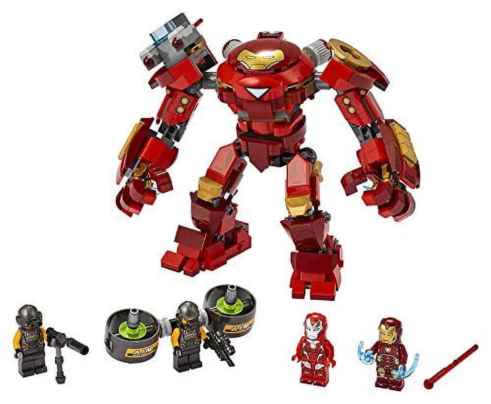 LEGO Marvel Avengers Iron Man Hulkbuster Versus A.I.M. Agent 76164, Interactive Brick-Build Playset with Minifigures (456 Pieces) J67549