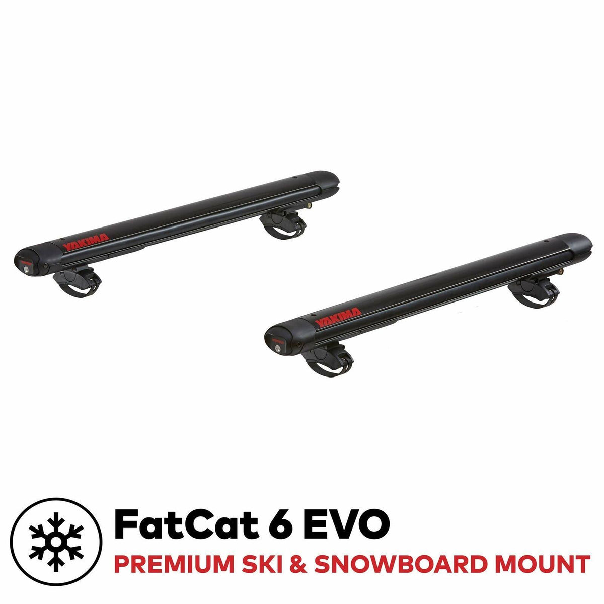 Black Ski and Snowboard Mounts with Locks M30580