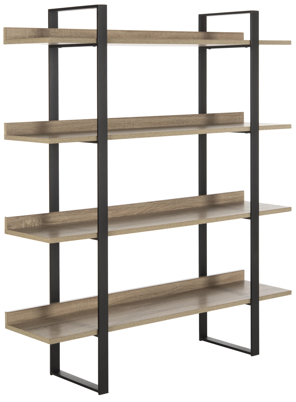 Oak Black 4 Tier Etagere K401