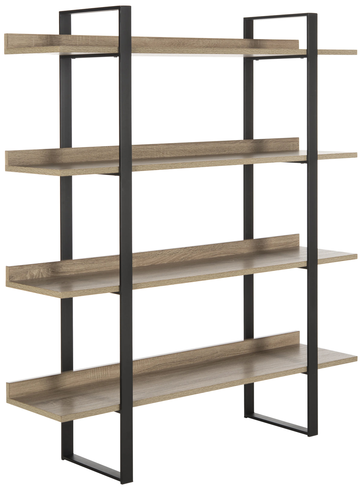 Oak Black 4 Tier Etagere K401