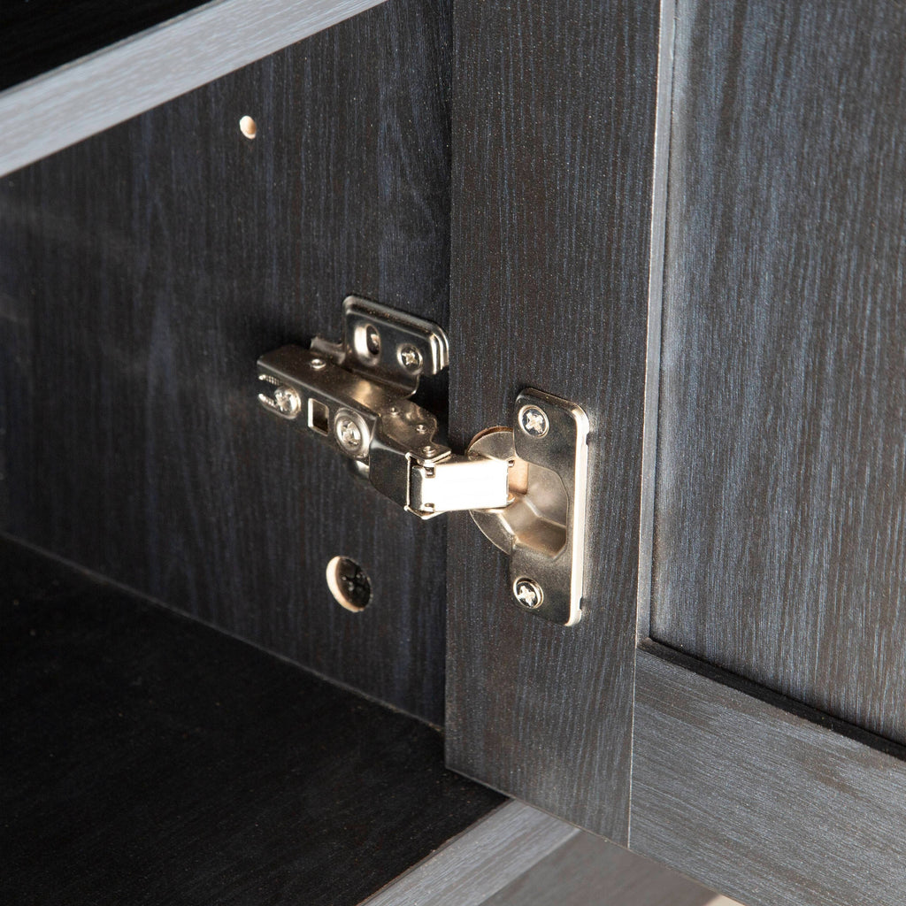 47x22W Distressed Grey Sideboard Storage Cabinet M7855