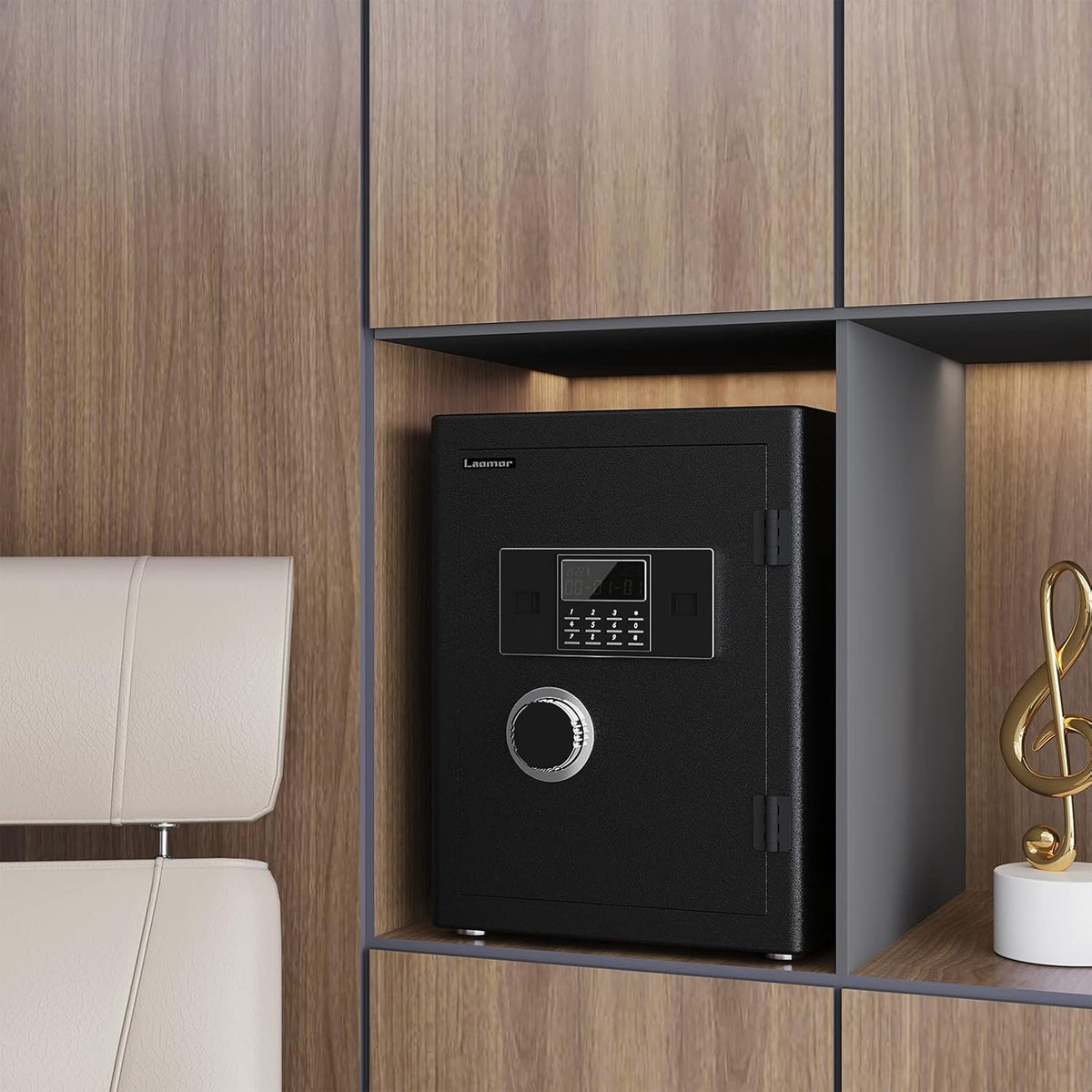 2.05 Cubic Feet Black Security Safe with LCD Digital Screen Q62345