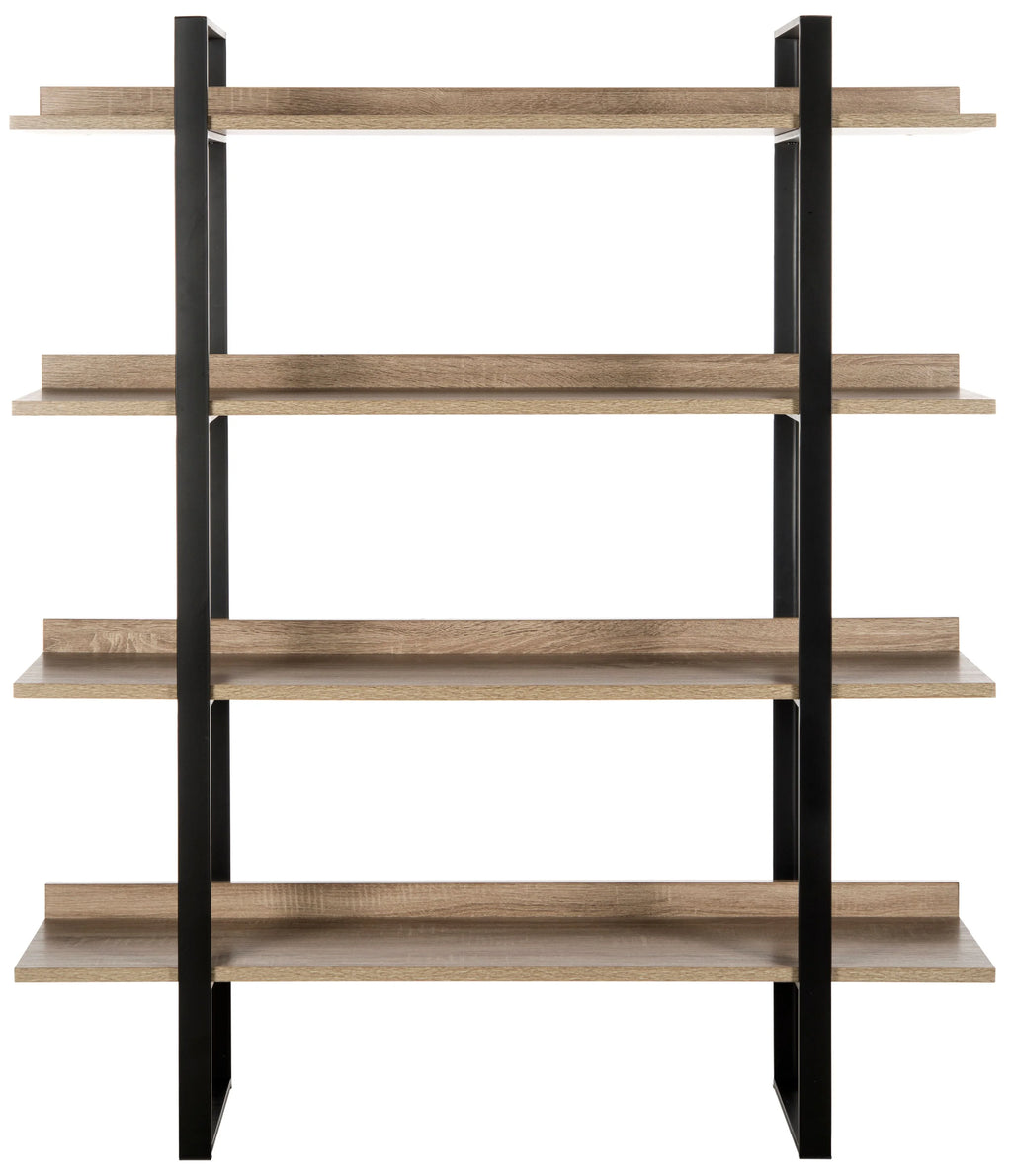 Oak Black 4 Tier Etagere K401