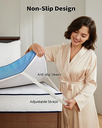 3 Inch Firm Gel-Infused Memory Foam Mattress Topper Twin Size R861
