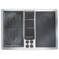 30x22 Stainless Steel Electric Downdraft Cooktop B4449