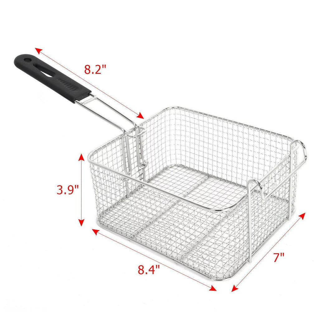5000W 12L Stainless Steel Electric Deep Fryer with 2 Fry Baskets Z54250