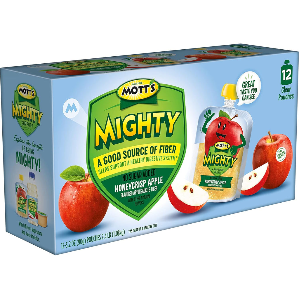 12 Pack 3.2 Oz Honeycrisp Apple Applesauce Pouches N857621
