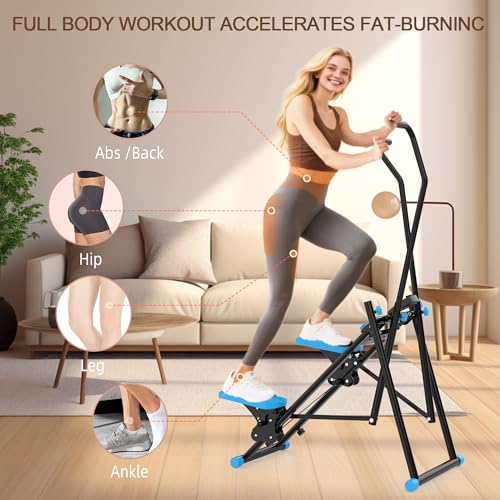 Stair Stepper with Adjustable Handlebar & Pedals, 330LBS Loading Capacity H9108
