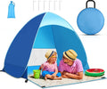 Pop Up Beach Tent, UPF 50+, Waterproof, with Carry Bag I198