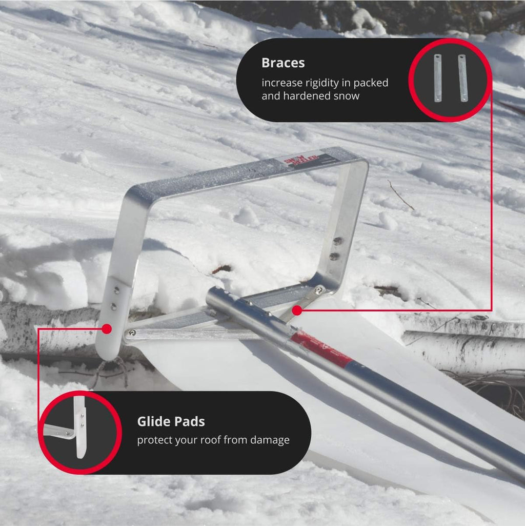 20 ft. Reach Aluminium Roof Snow Removal Tool T923773