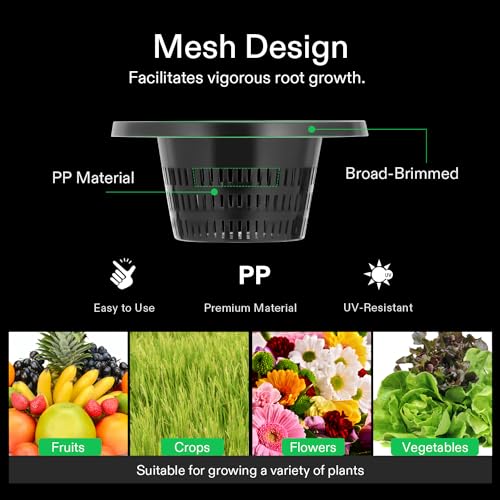 5-Gallon Deep Water Culture Hydroponics Grow System with Air Pump and Air Stone C989