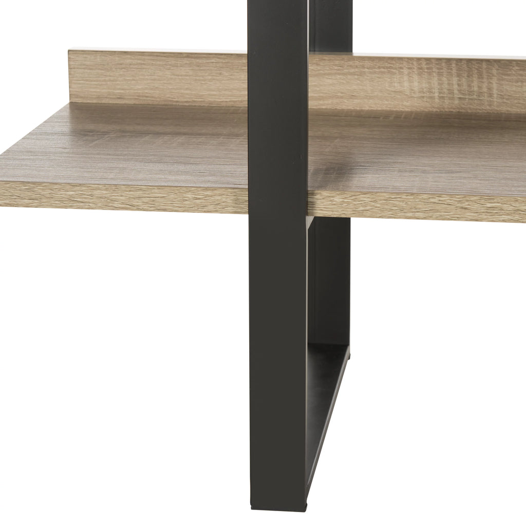 Oak Black 4 Tier Etagere K401