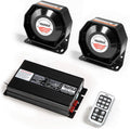 Car Police Siren PA System with 2pcs Metal Speaker W21374