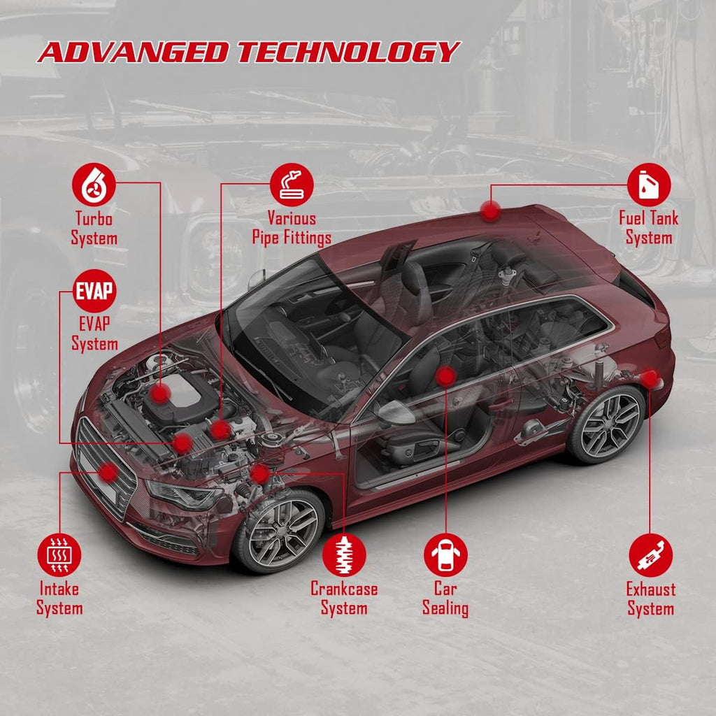 Smoke Machine Leak Detector, 2 Modes Automotive Fuel Pipe System Leakage Diagnostic Tester P3908