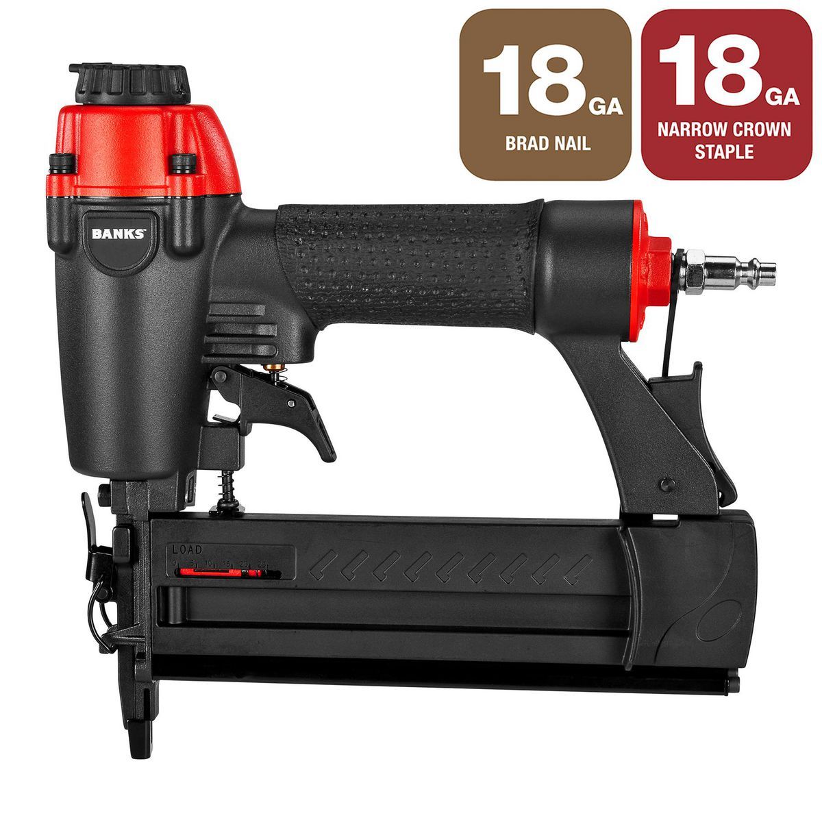 2-in-1 Brad Nailer and Narrow Crown Stapler C20570