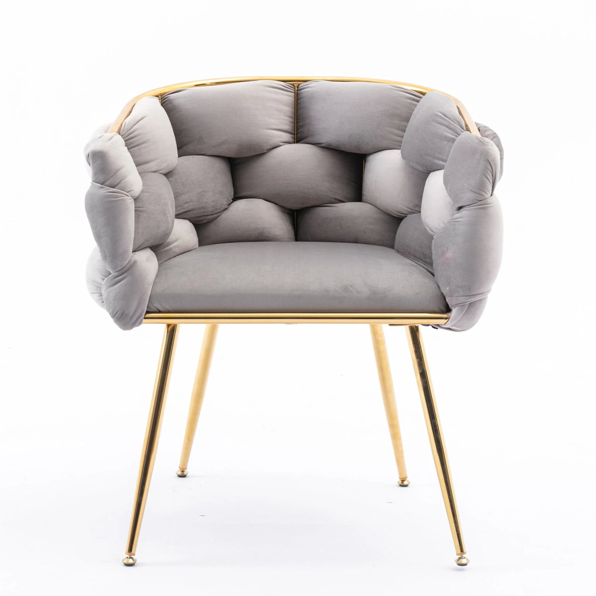 Gray Velvet Chair E816