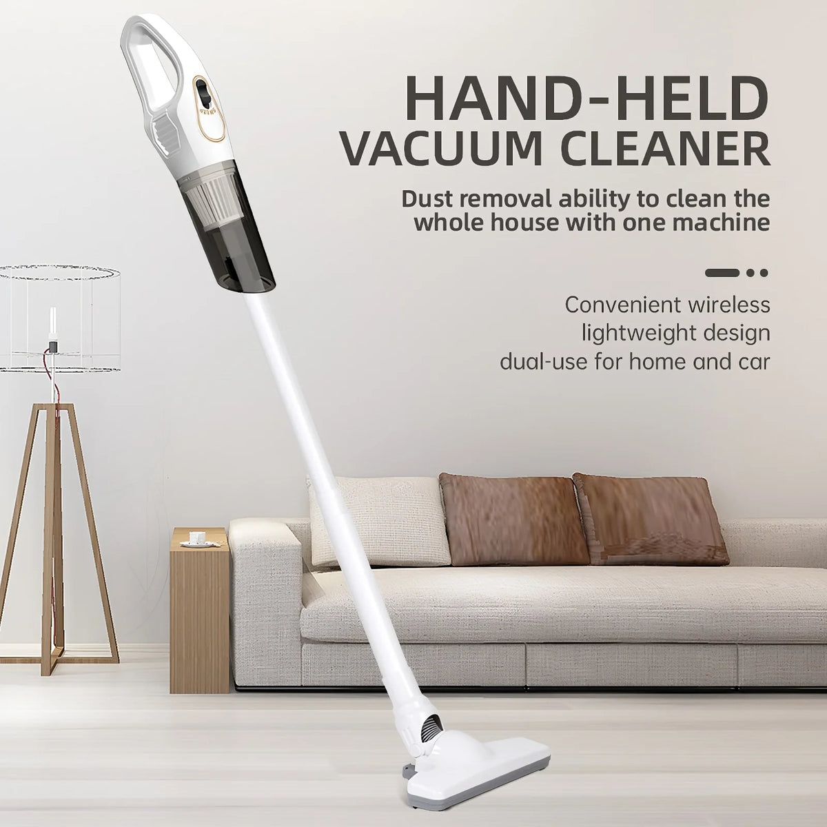 Cordless Handheld Car Vacuum Cleaner 12000PA Wet Dry E575