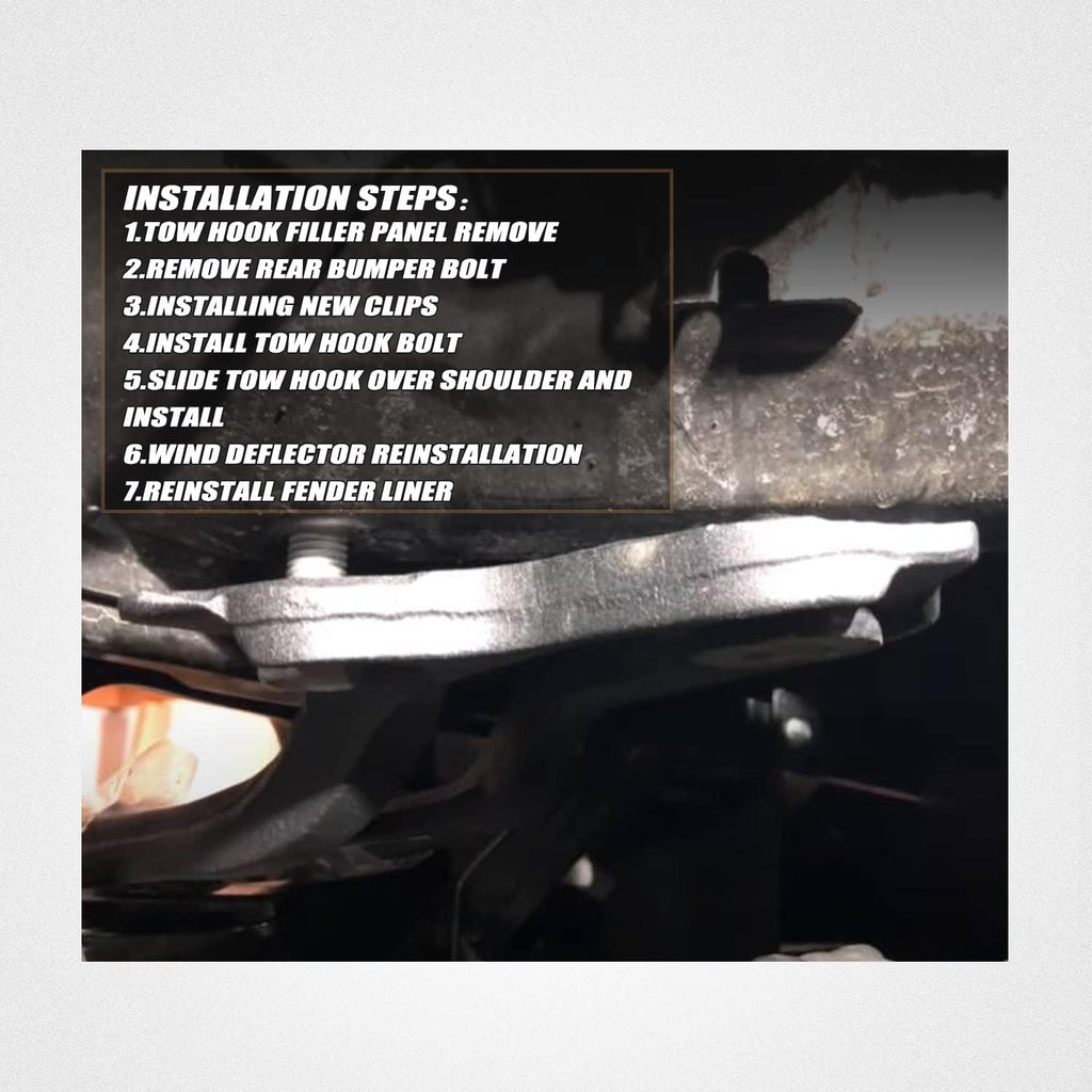 Front Tow Hooks with Hardware P580554