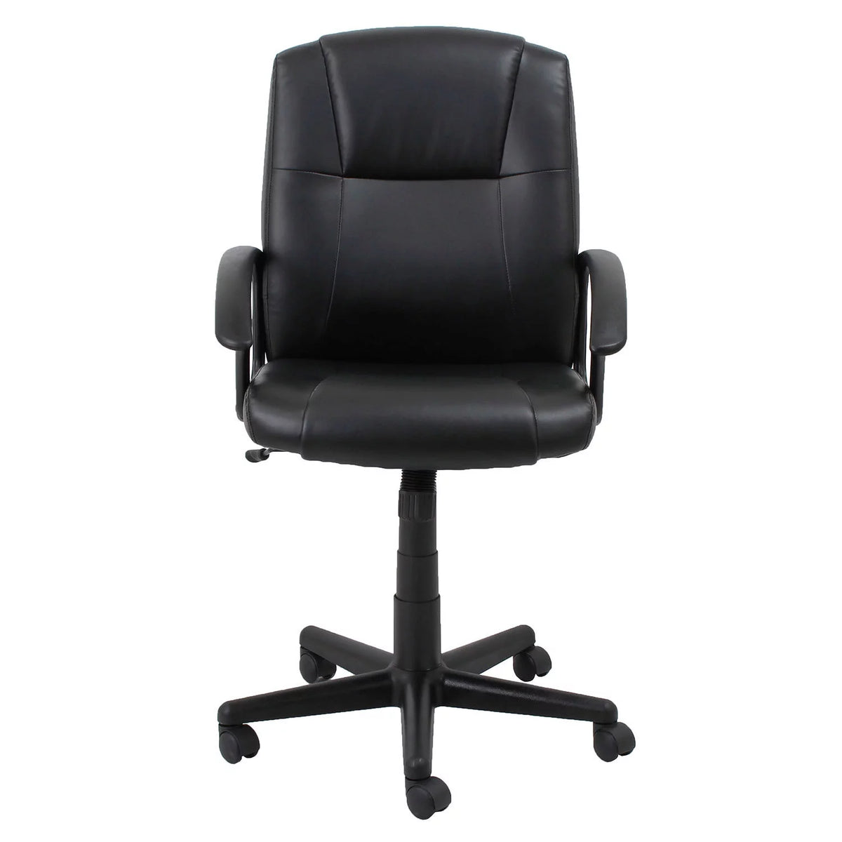 Black Bonded Leather Mid Back Executive Chair H29551