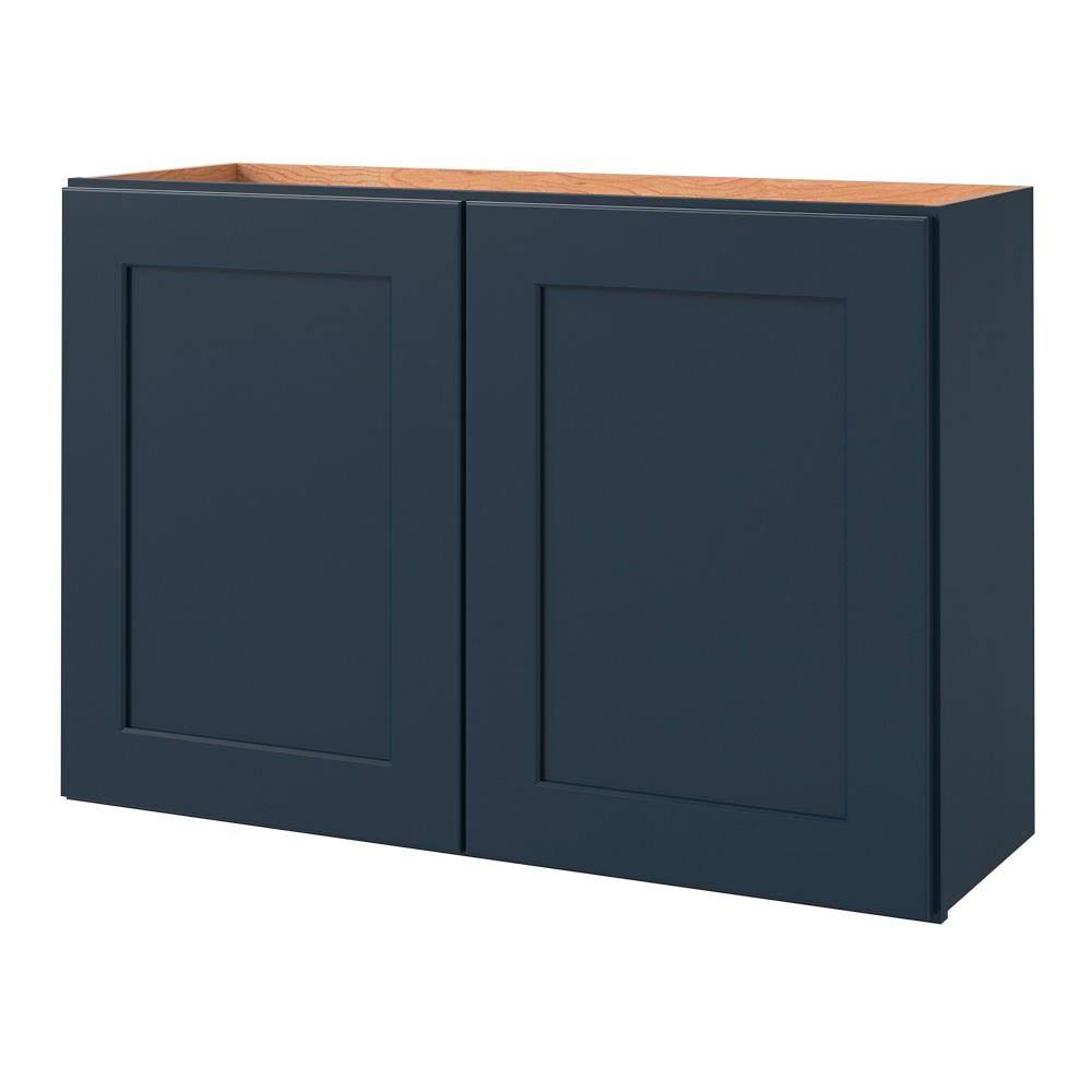 Navy Square Door Wall Cabinet A359