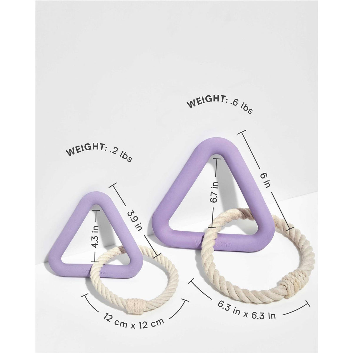 Triangle Tug Dog Toy N3456