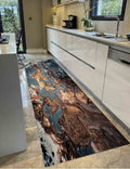 2'x3' Shimmery Marble Printed Rug C46880