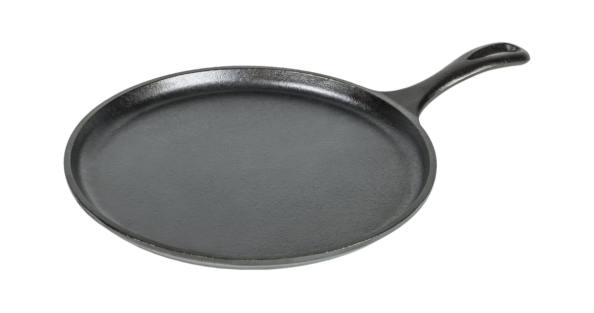 Cast Iron 10.5 Seasoned Round Griddle J2028