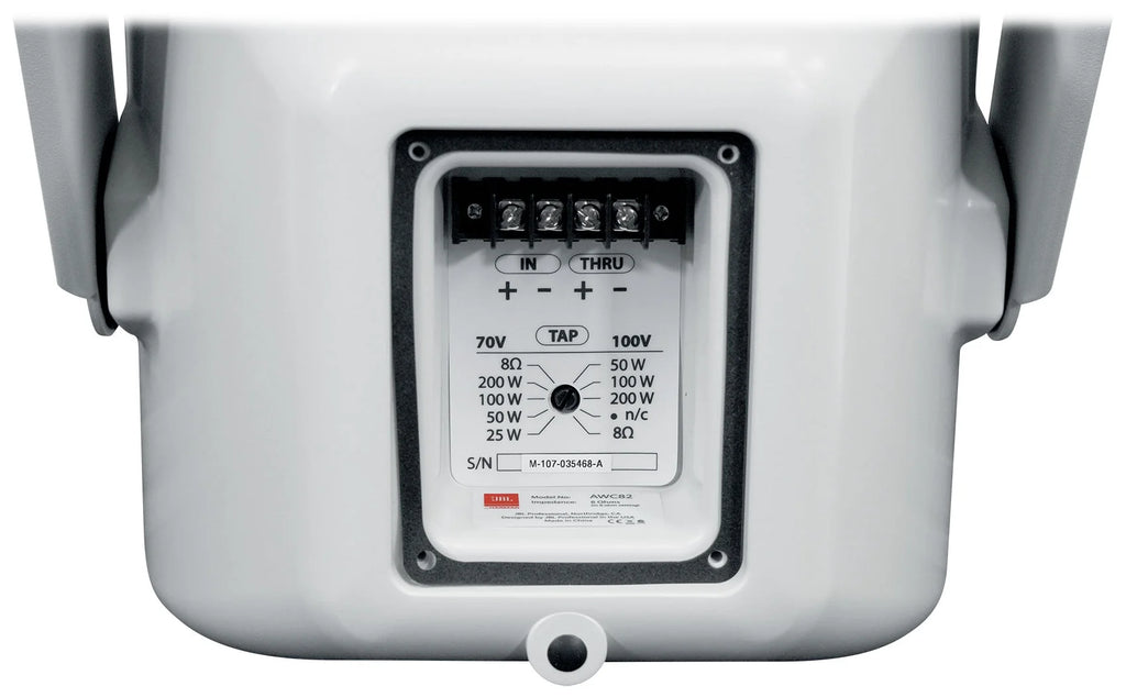 8" White Indoor/Outdoor Surface Mount Speakers M25029